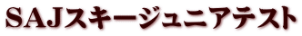 SAJスキージュニアテスト
