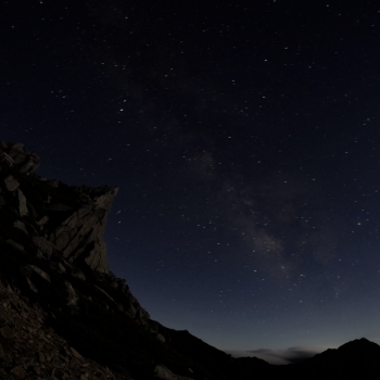 玉乃窪山荘から見える星空